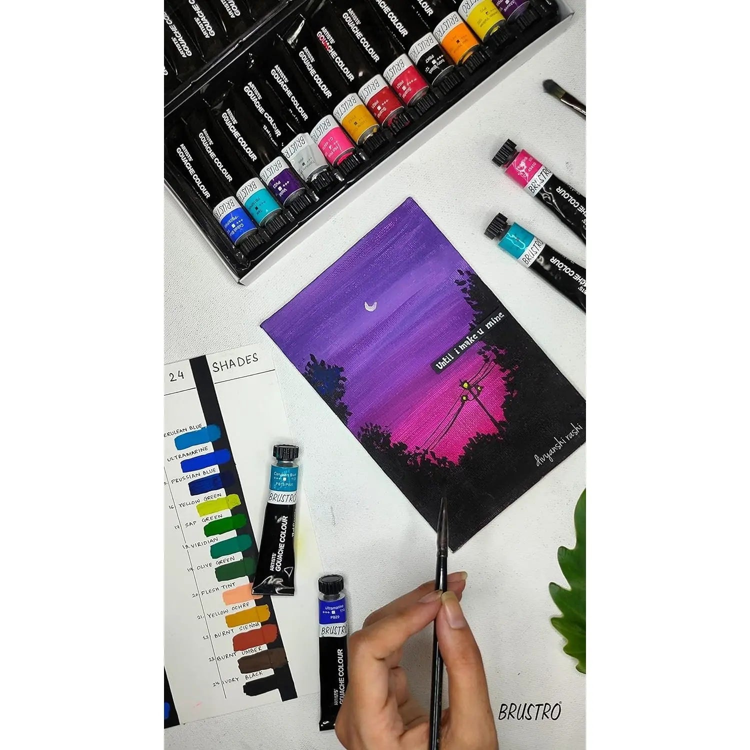 Brustro Gouache Paint Sets for Artists (Multiple Sets) Brustro