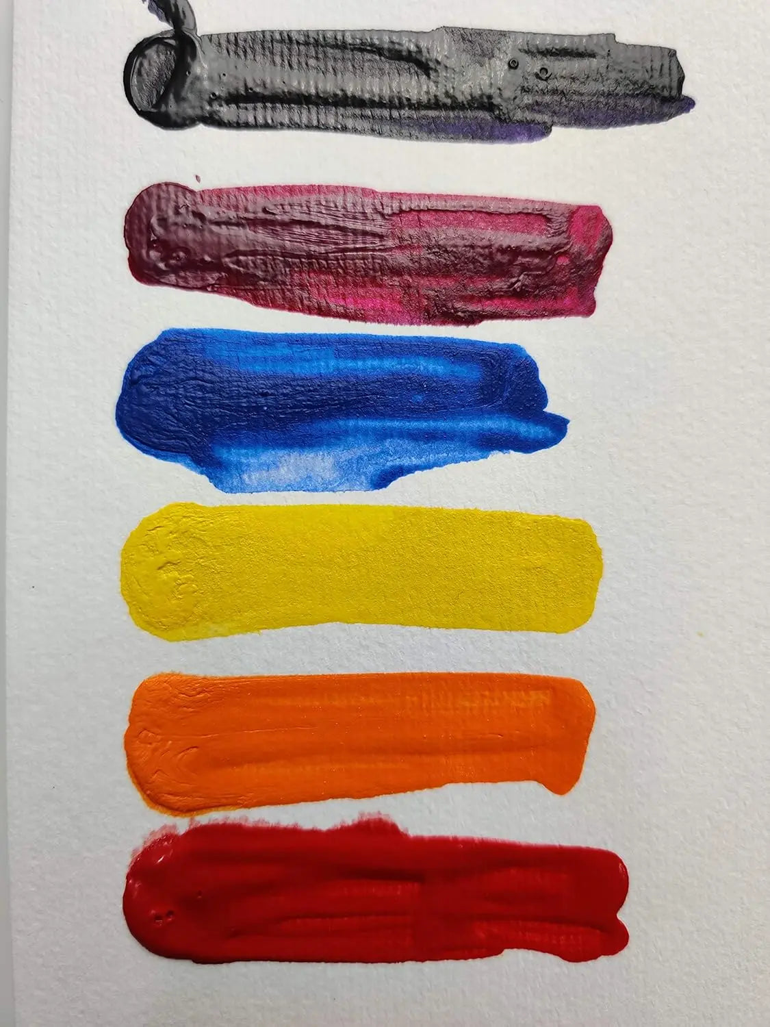 Brustro Professional Artists Acrylic Colour Fluid 20ml Pack Of 6 - High Chroma Brustro