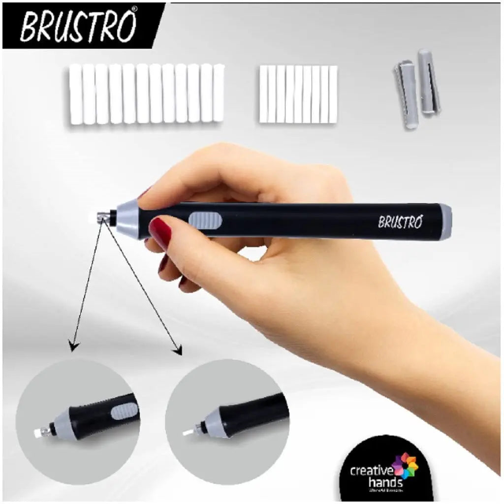 Brustro Slim Battery Operated Electric Eraser Brustro