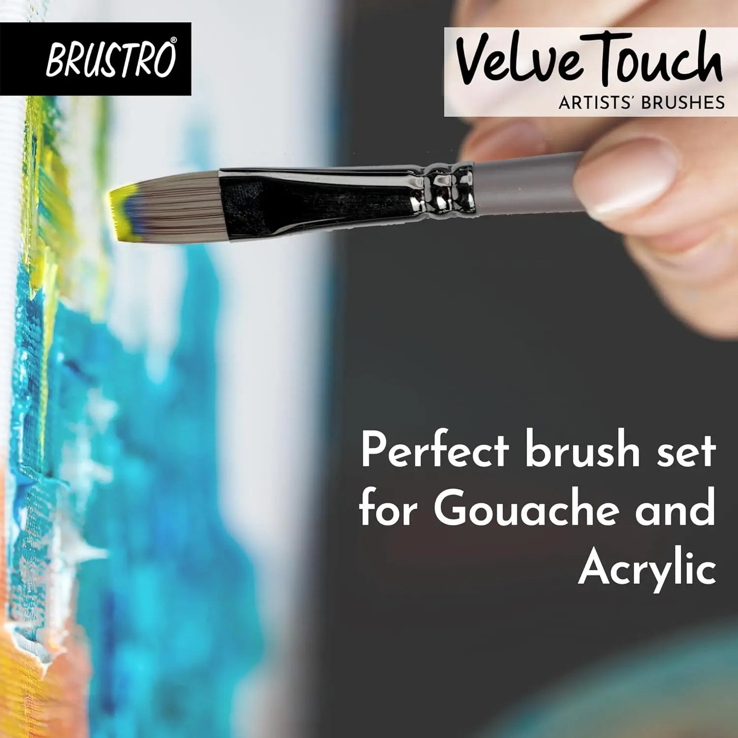 Brustro Velve Touch Artist Brush Set of 6 Brustro