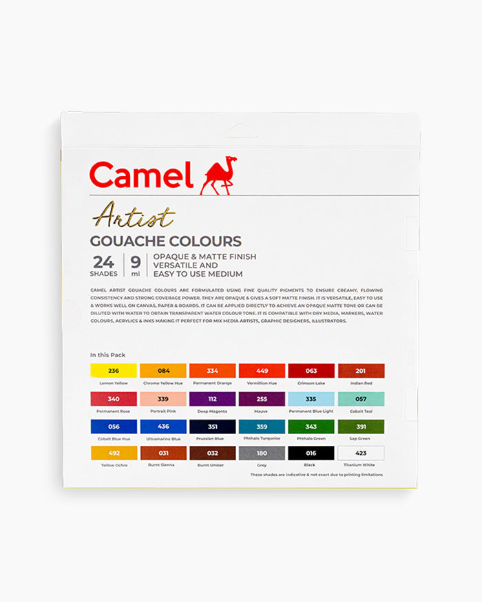 Camel Artist Gouache Colours Sets Camel