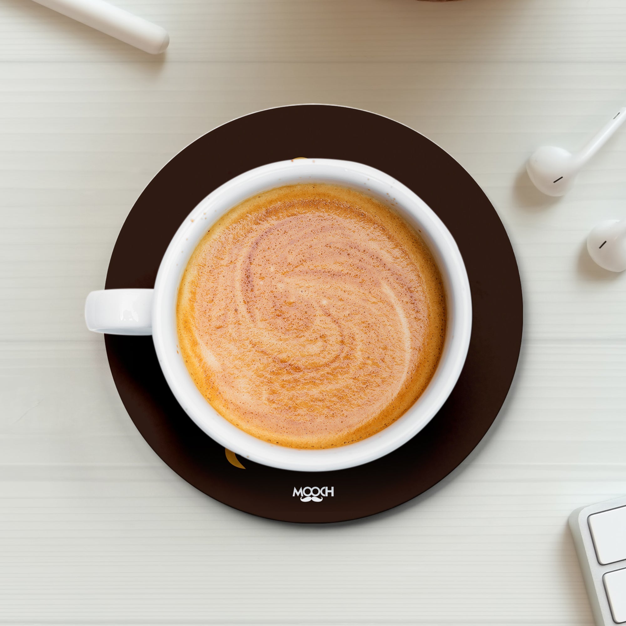 Mooch Magnetic Coaster - Ok But First Coffee