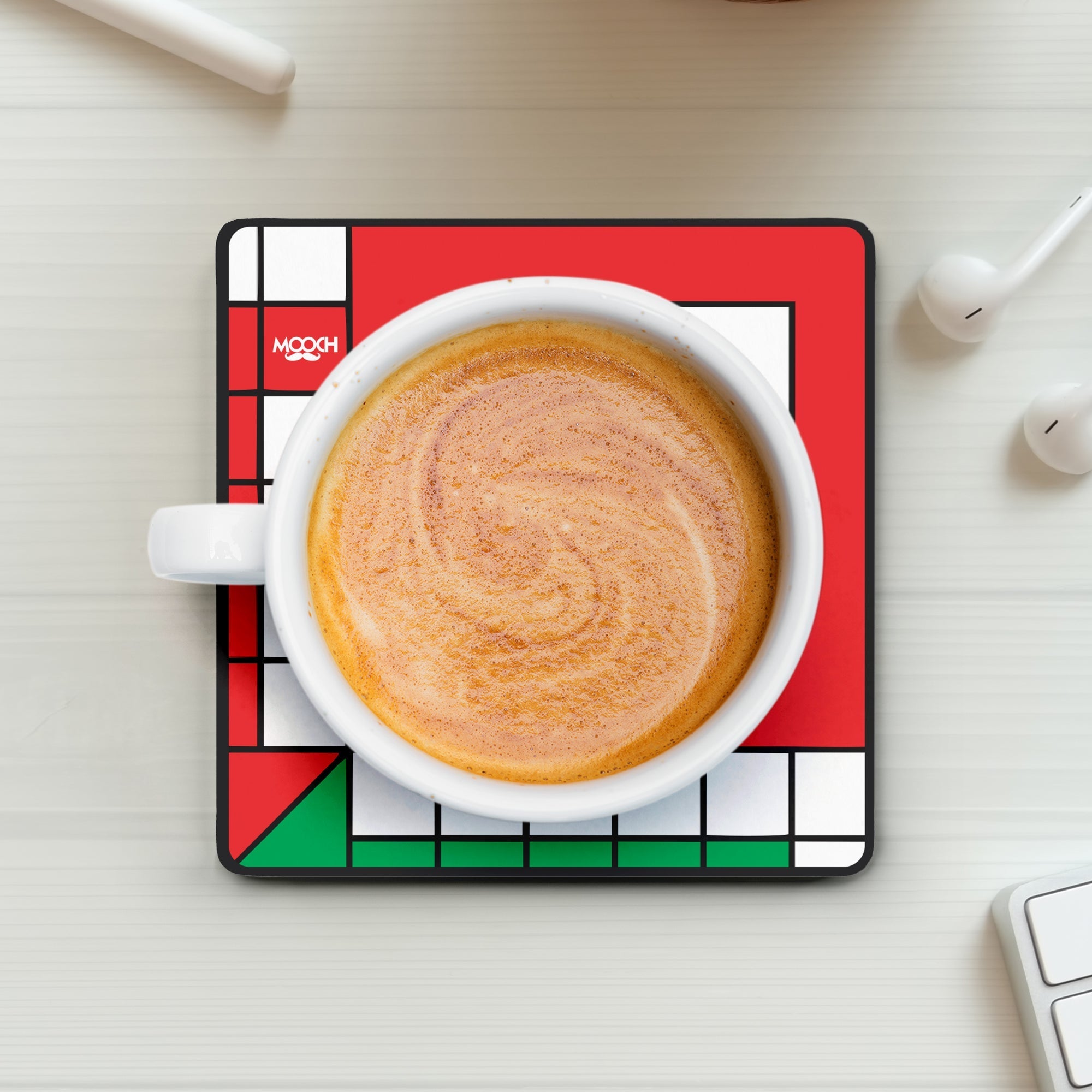 Mooch Magnetic Coaster - Ludo - Set Of 4