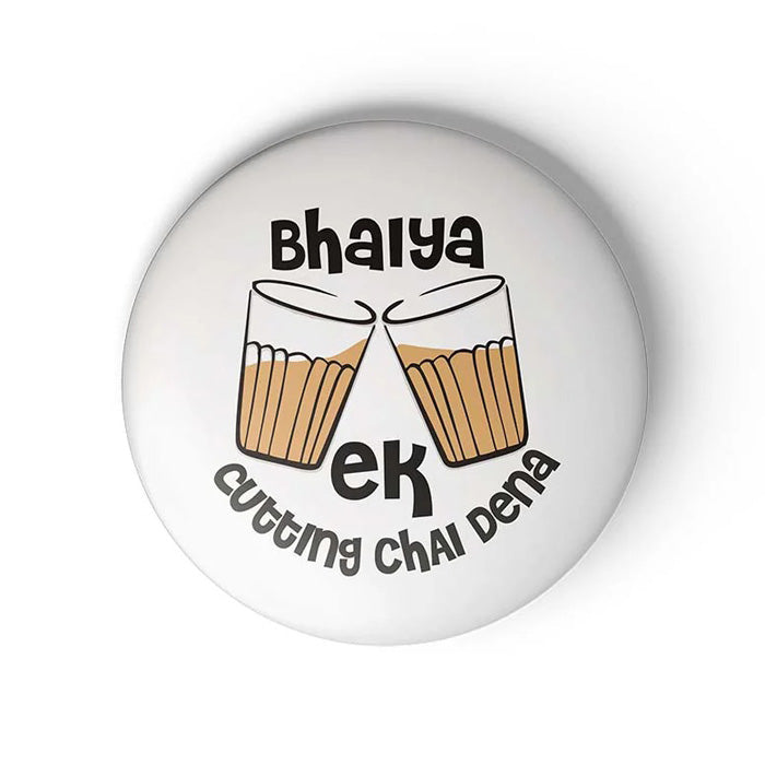 Mooch Magnetic Badge - Cutting Chai Mooch