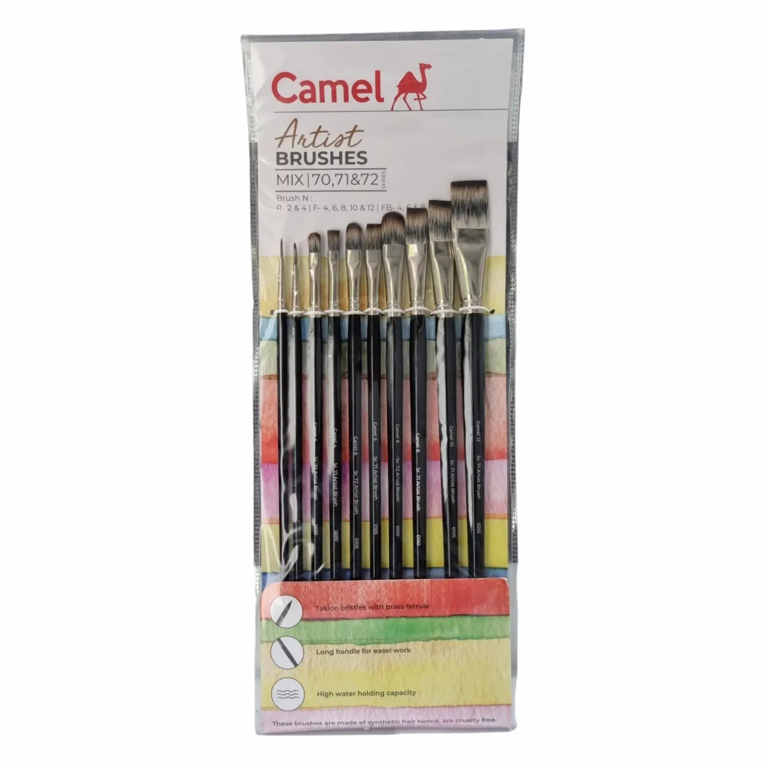 Camel Artist Brushes Mix 70, 71 & 72 Series Set Camel