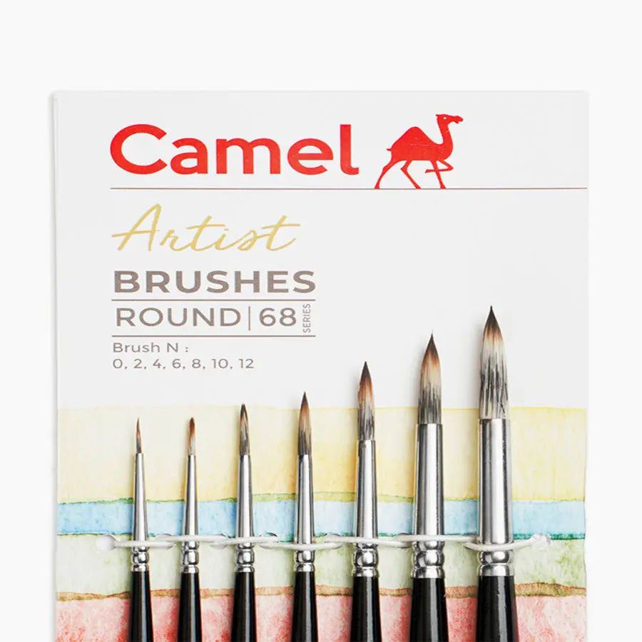 Camel Artist Brushes Round 68 Series Set Camel