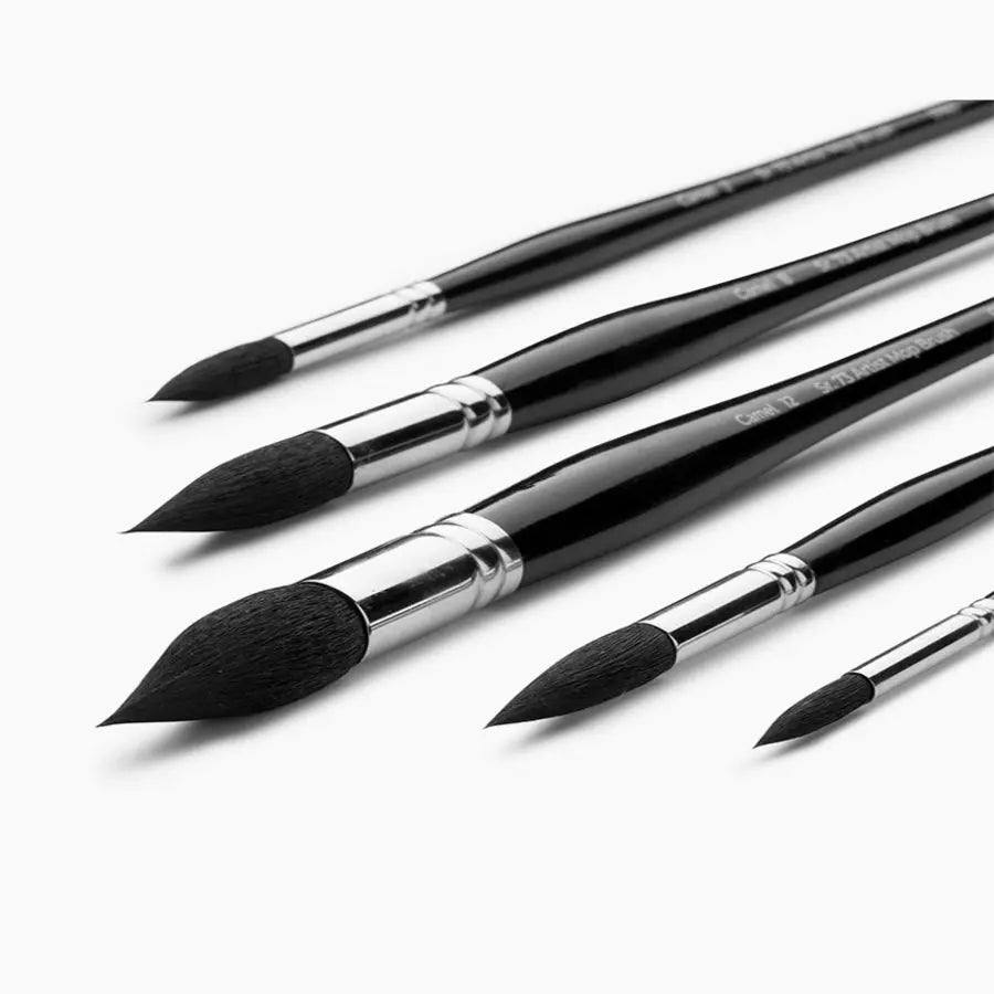 Camel Artist Mop Brush 73 Series Set Camel