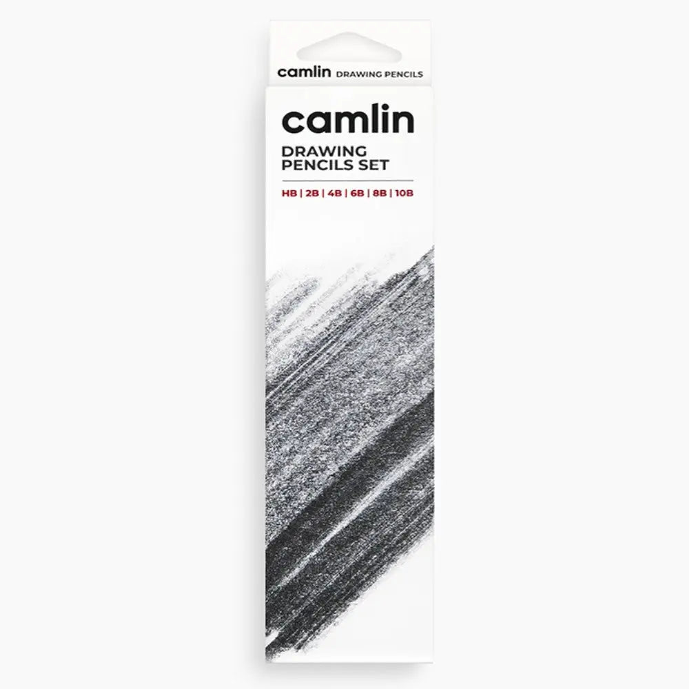 htconline.in| Faber Castell Drawing Pencil - Set of 6 (Black Matt)