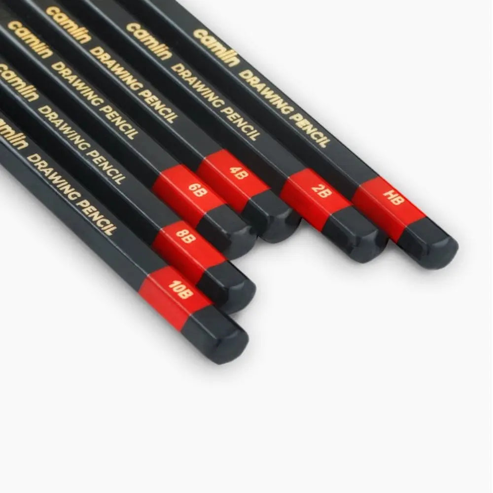 Camel Camlin High Quality Drawing Pencils-Set of 6 Camel