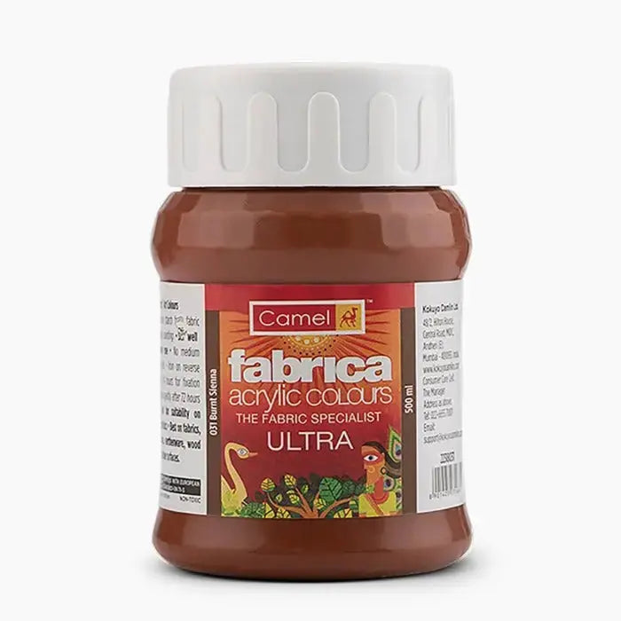 Camel Fabrica Acrylic Colours Ultra (Loose Colours) 500ml Camel