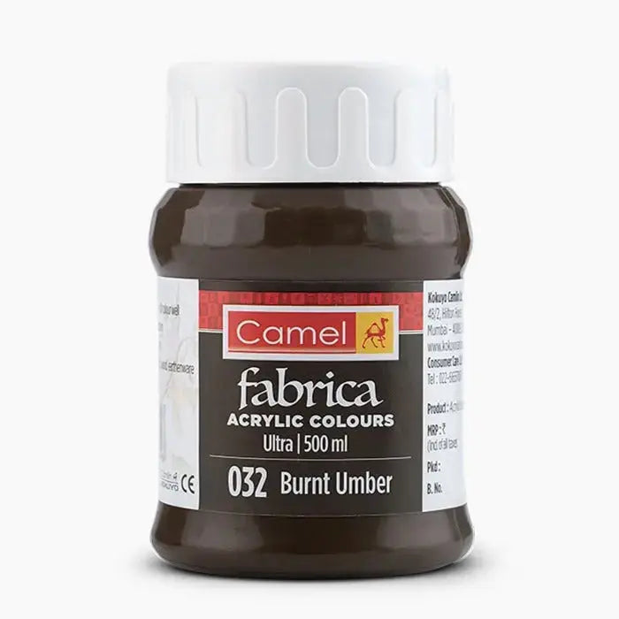 Camel Fabrica Acrylic Colours Ultra (Loose Colours) 500ml Camel