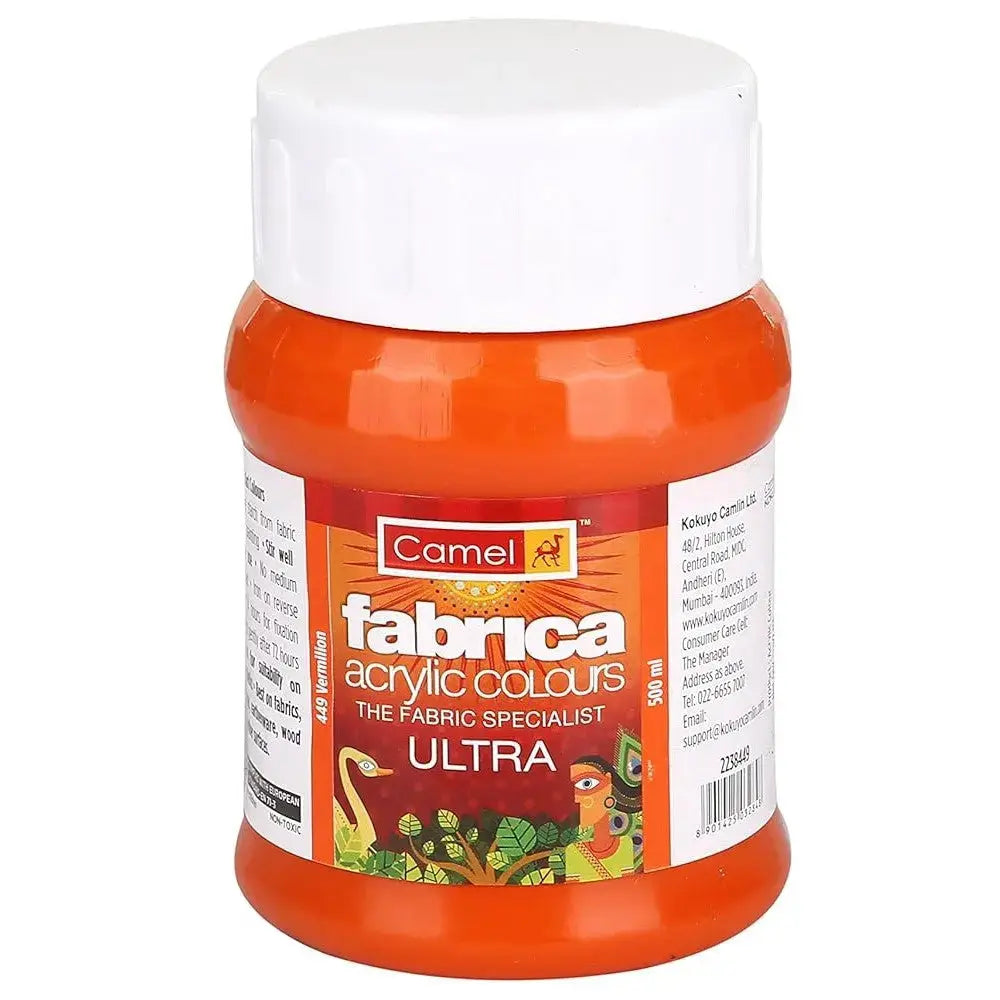 Camel Fabrica Acrylic Colours Ultra (Loose Colours) 500ml Camel