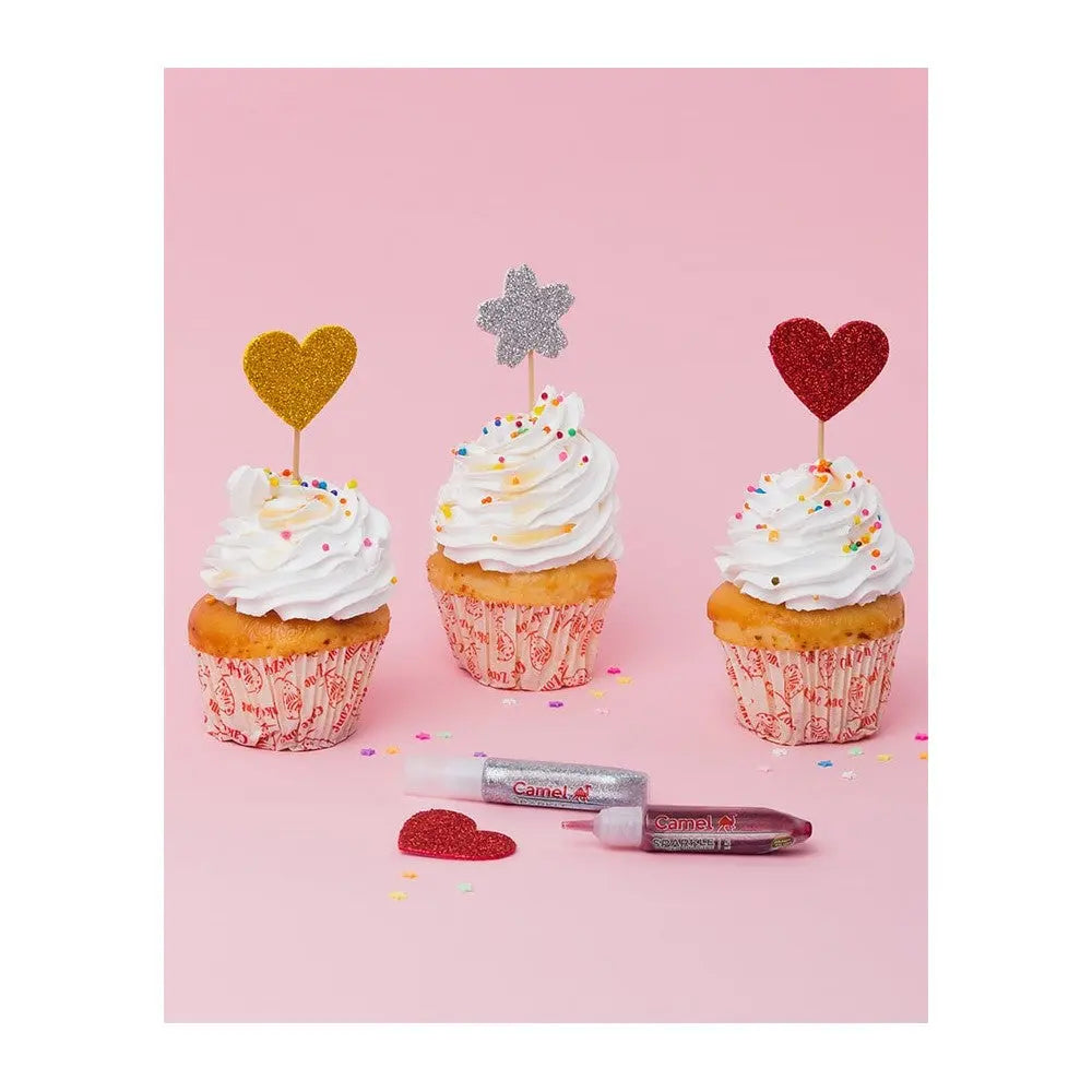 Camel Sparkle Glitter Colours Set of 6 Camel