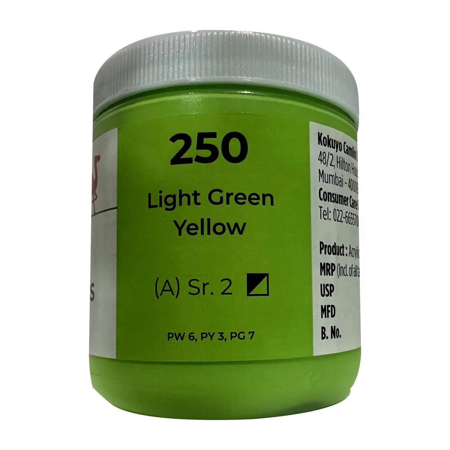 Camlin HD Acrylics Colour 250ML Camel