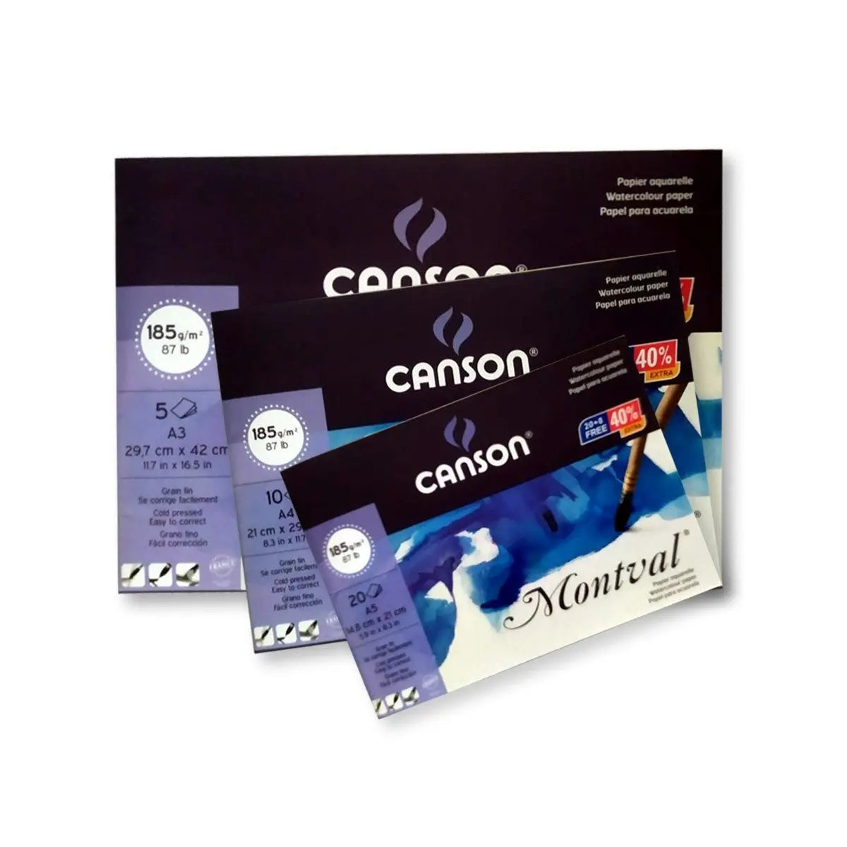 Canson Montval Watercolour Paper (185-300 GSM) Canson