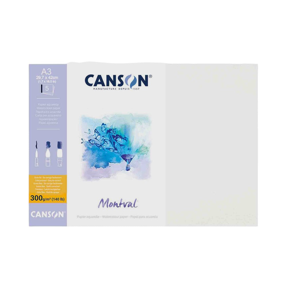 Canson Montval Watercolour Paper (185-300 GSM) Canson