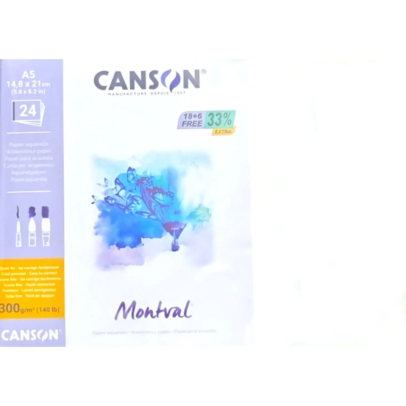 Canson Montval Watercolour Paper (185-300 GSM) Canson