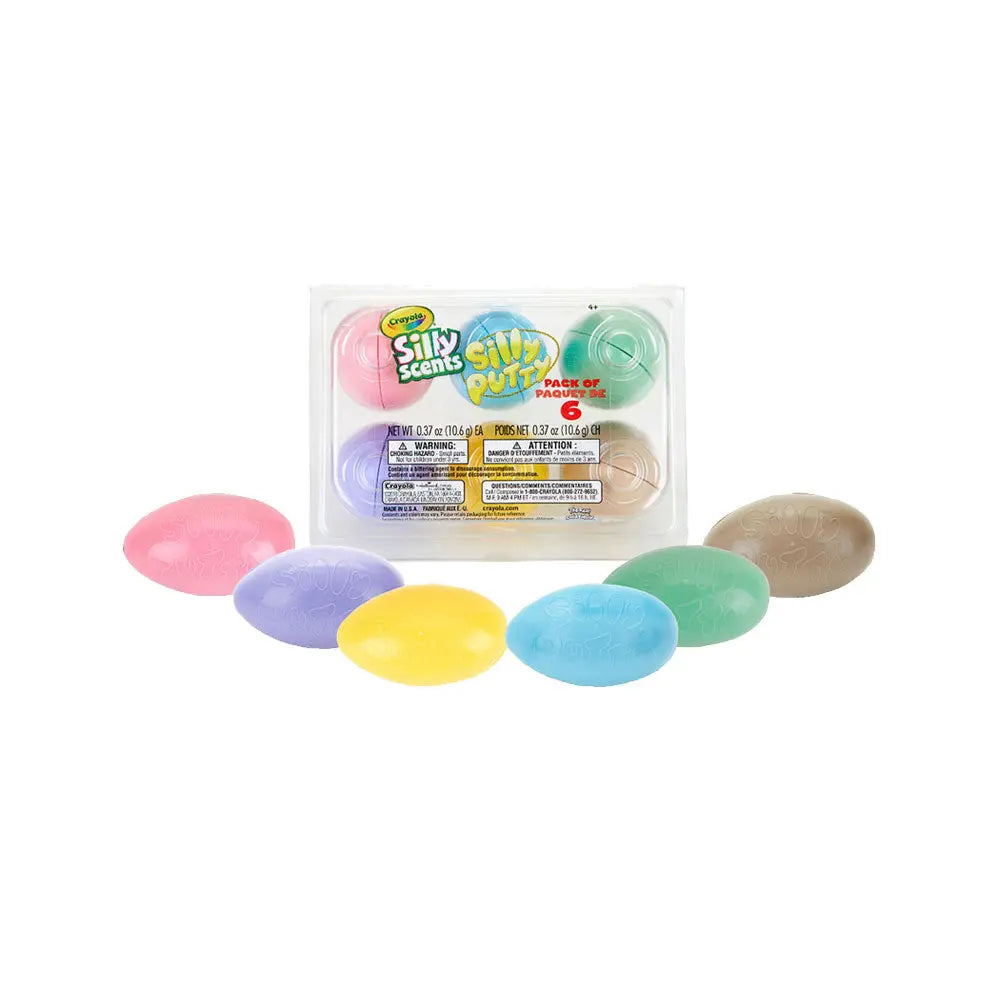 Caryola Silly Scent Silly Putty Pack of 6 (10.6g Each) Crayola
