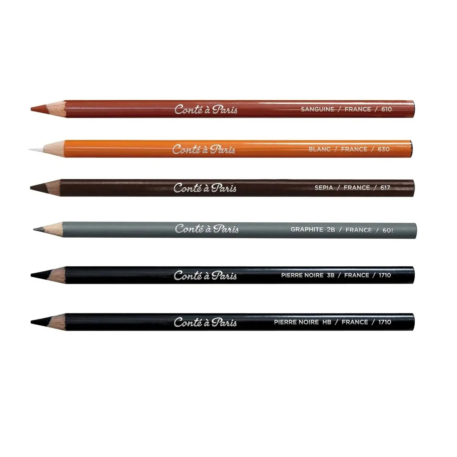 Conte a' Paris Sketching Pencils - Blister Pack Conte à Paris