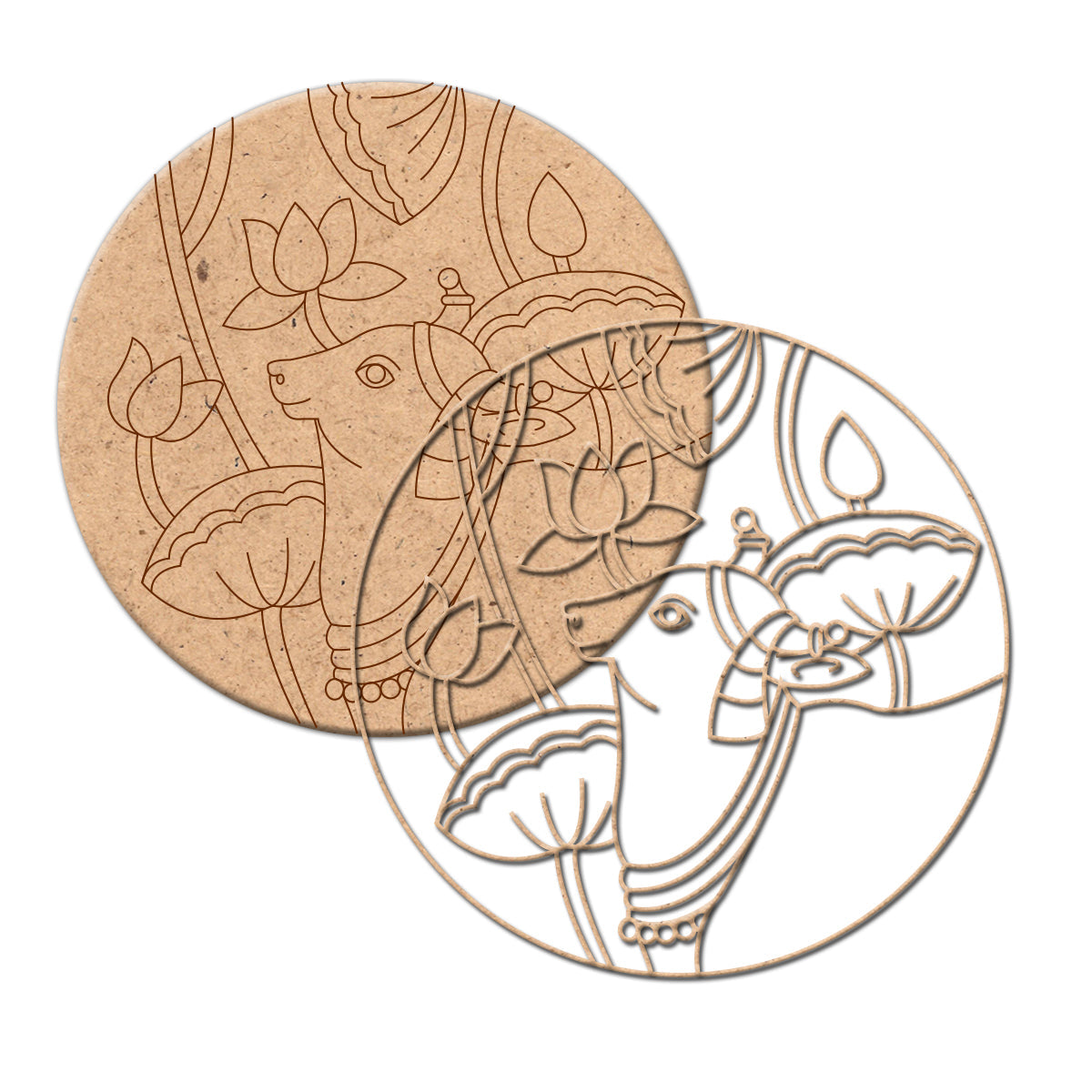 iCraft DIY Mandala Art Kit - Cow Design for Festive Decor iCraft