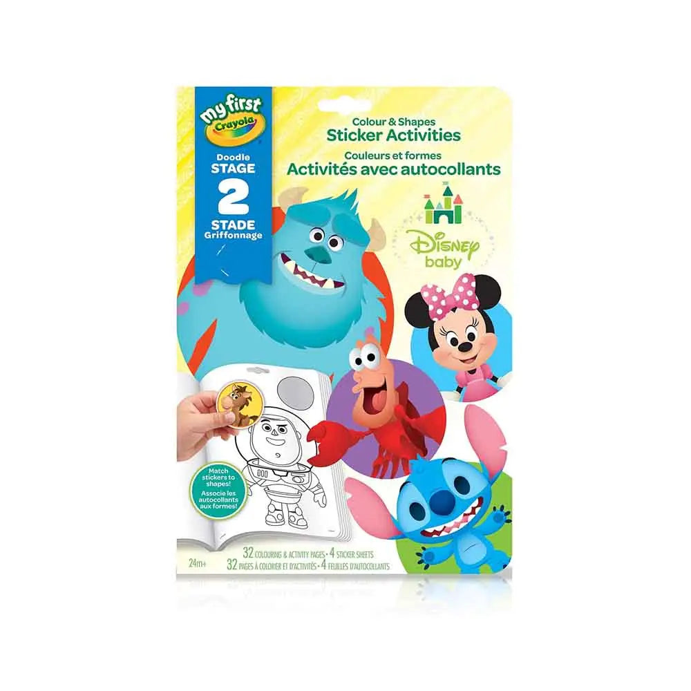 Crayola My First Doodle Stage 2 - Disney Baby Color and Sticker Activities Crayola