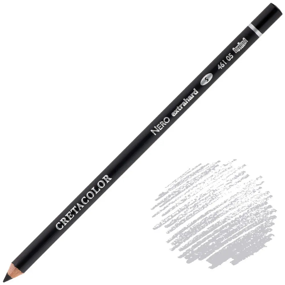 Cretacolor Artists Nero Pencils in Extra Hard (46105) Cretacolor