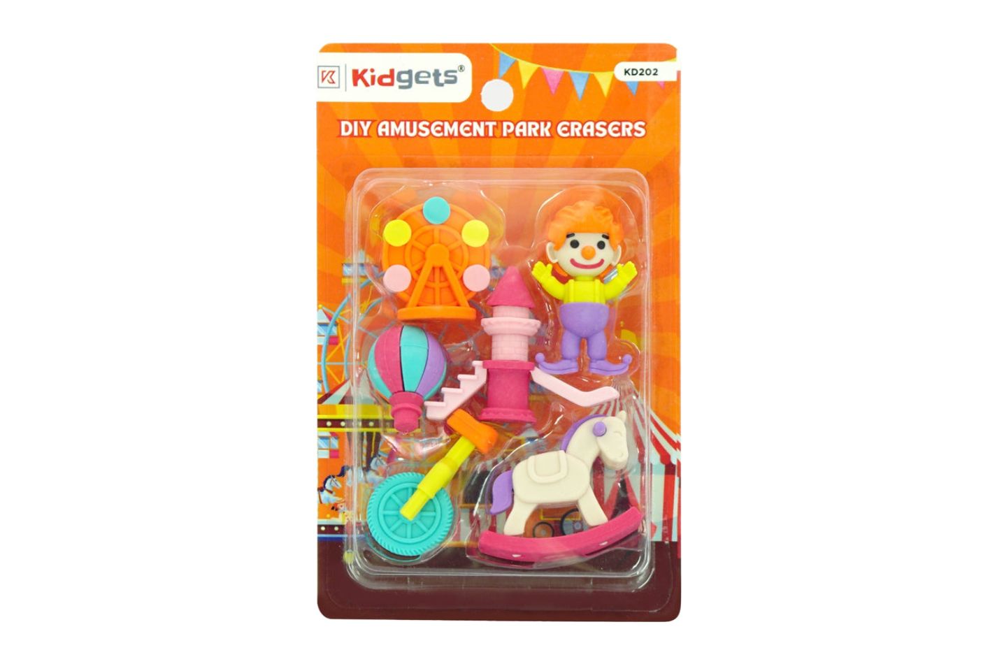 Diy Amusment Park Erasers Kidgets