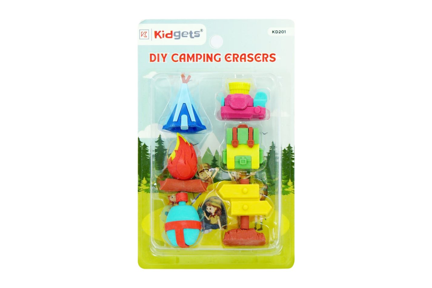 Diy Camping Erasers Kidgets