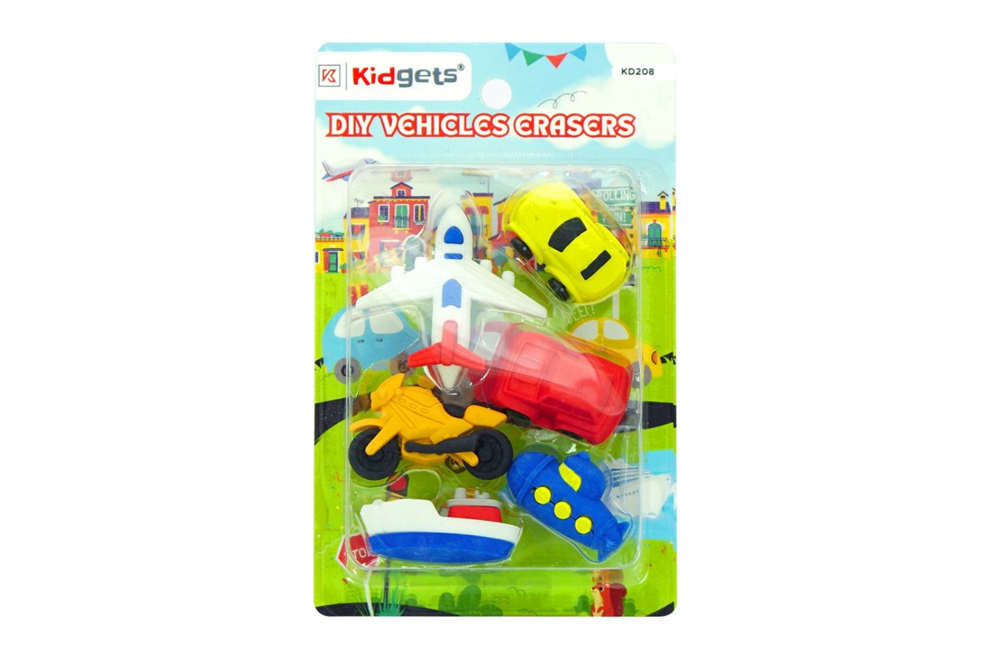 Diy Vehicle Erasers Kidgets