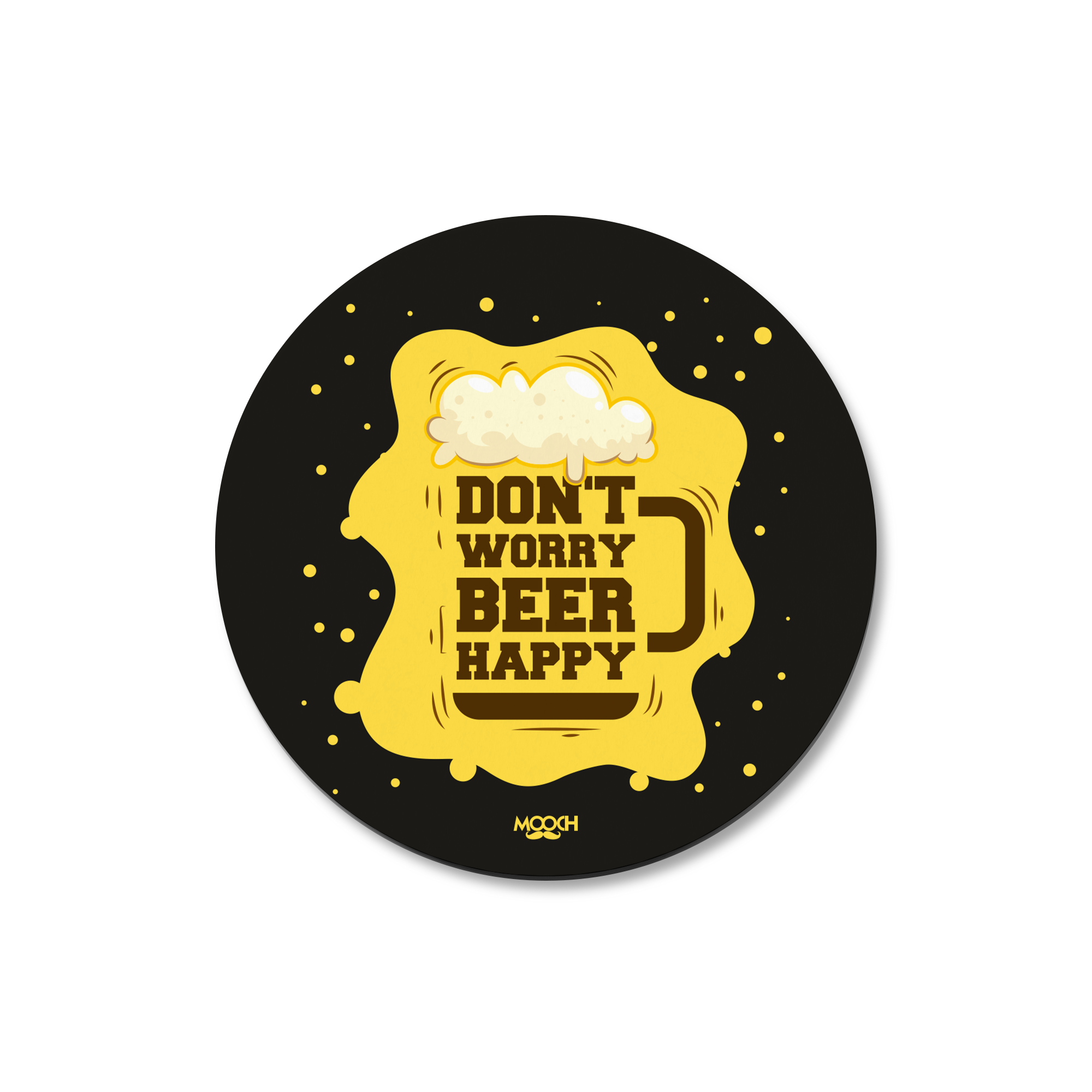 Mooch Magnetic Coaster - Don'T Worry Beer