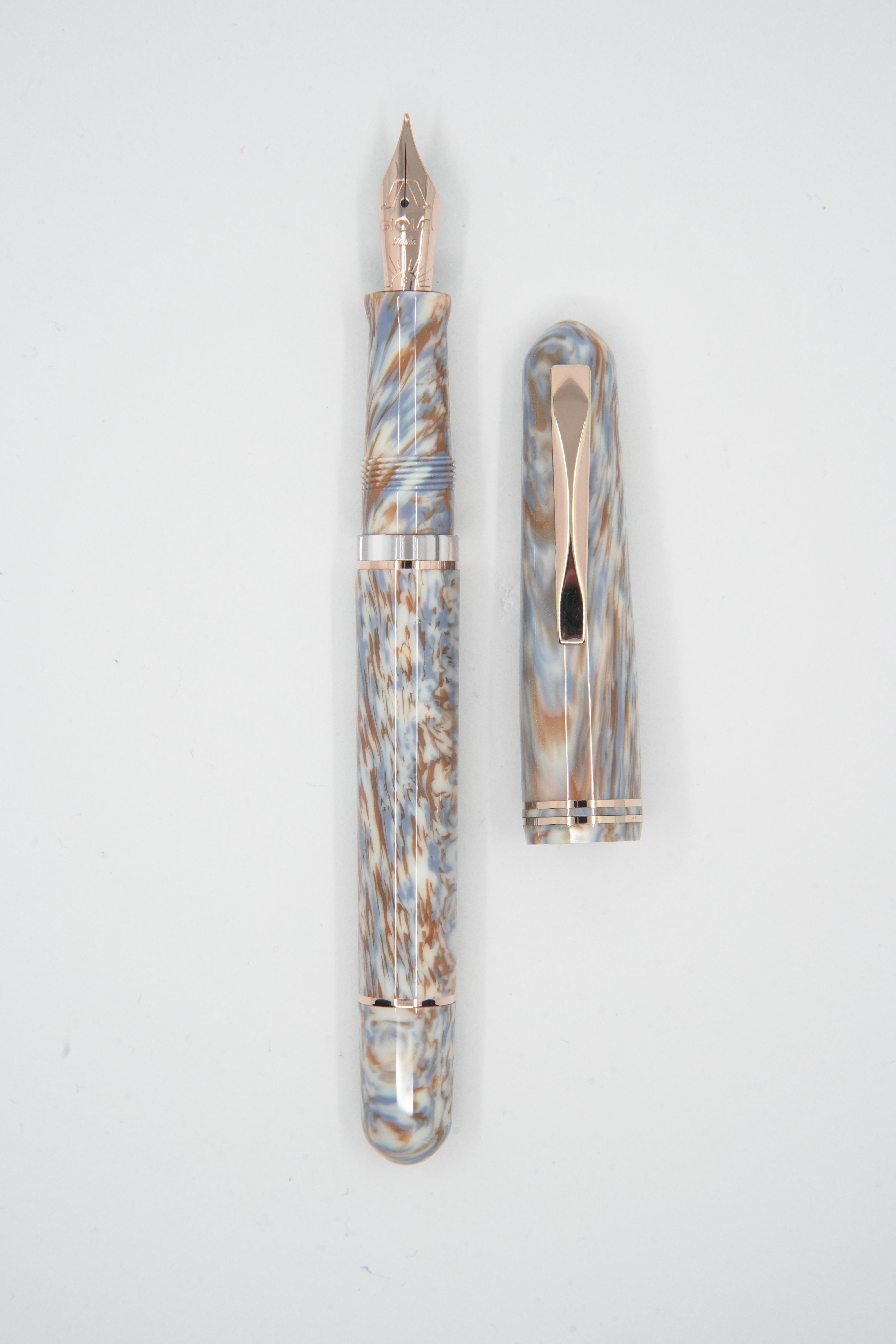 Gioia | Metis | Fountain Pen | Cappuccino | Rose Gold Trims Gioia