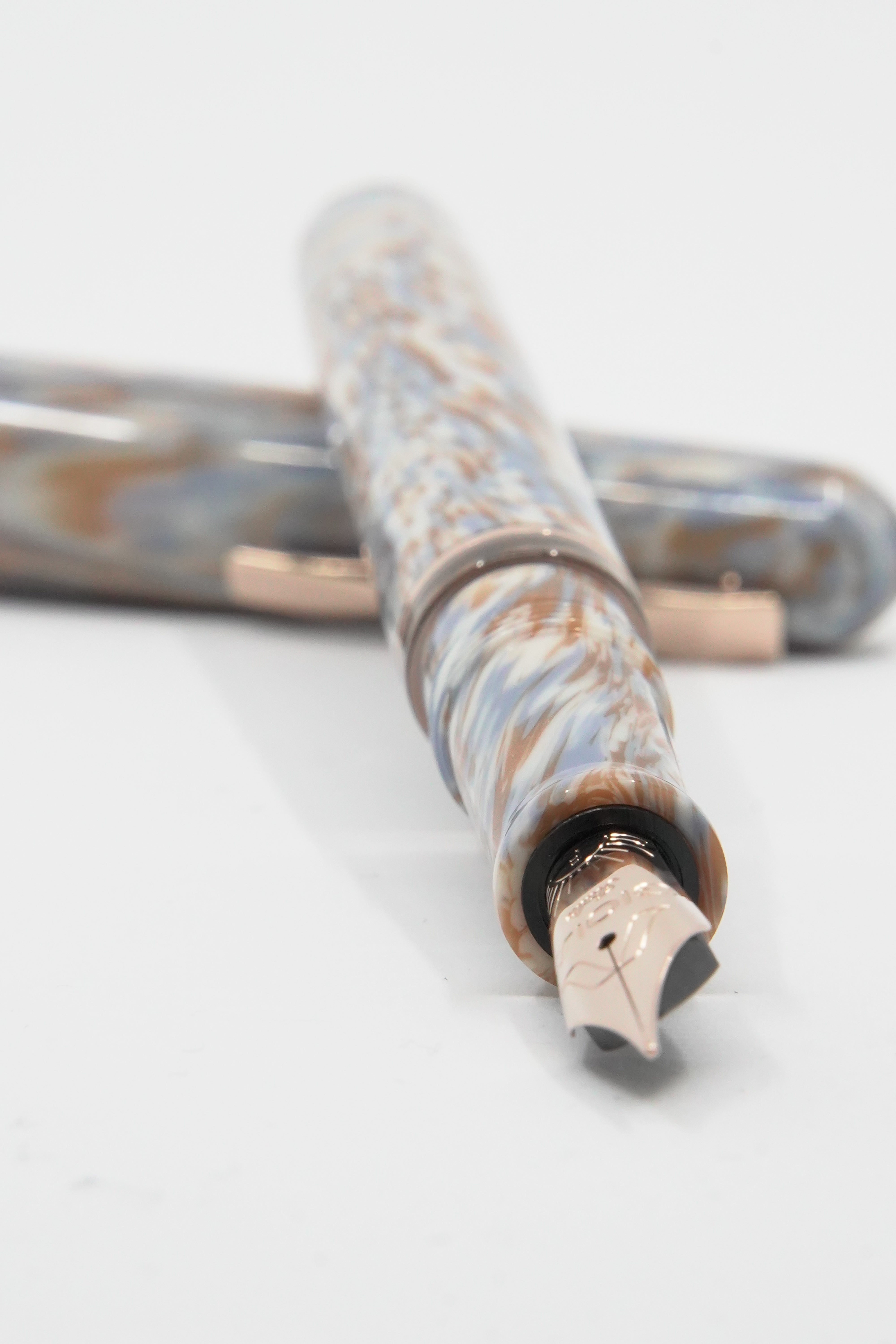 Gioia | Metis | Fountain Pen | Cappuccino | Rose Gold Trims Gioia