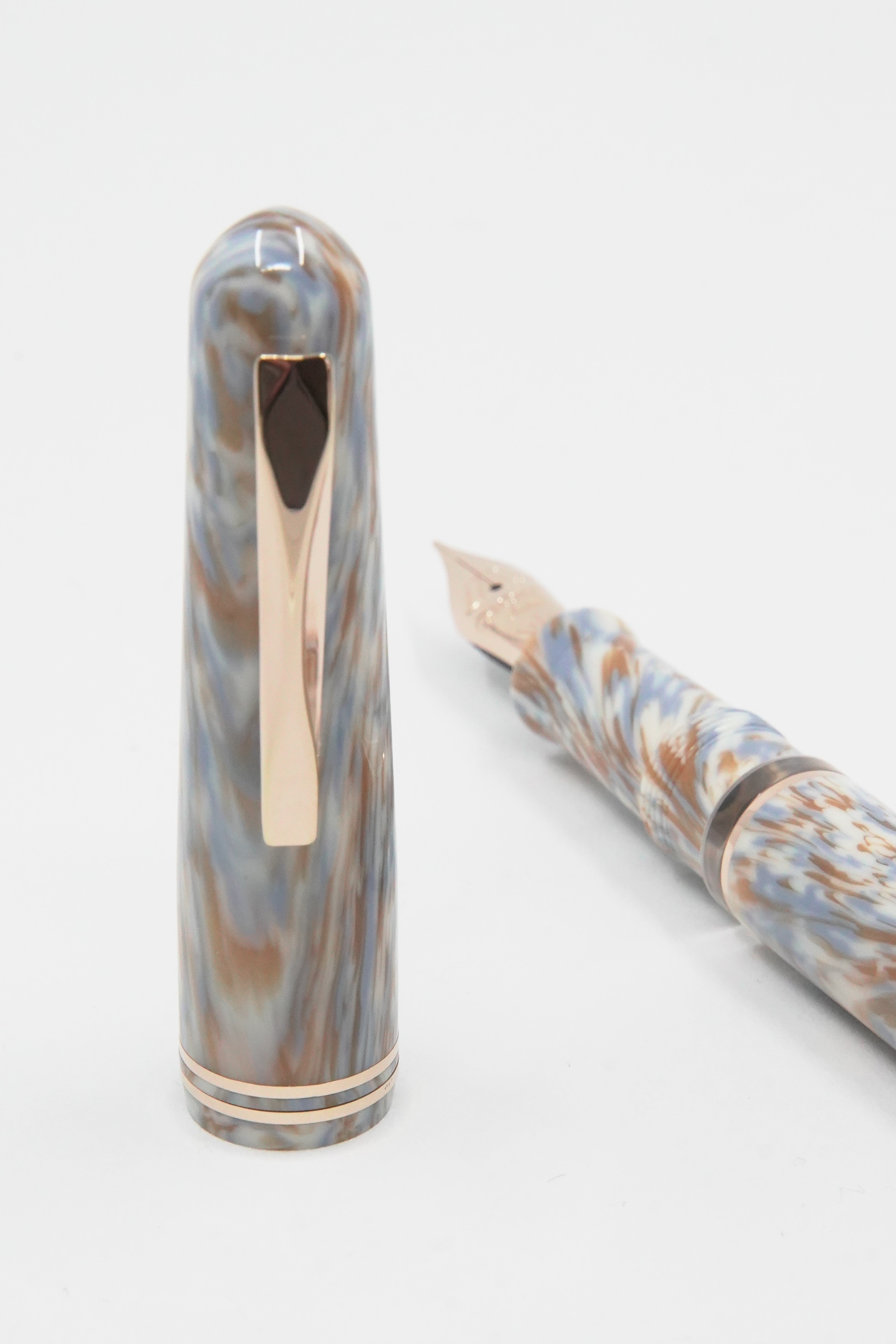 Gioia | Metis | Fountain Pen | Cappuccino | Rose Gold Trims Gioia