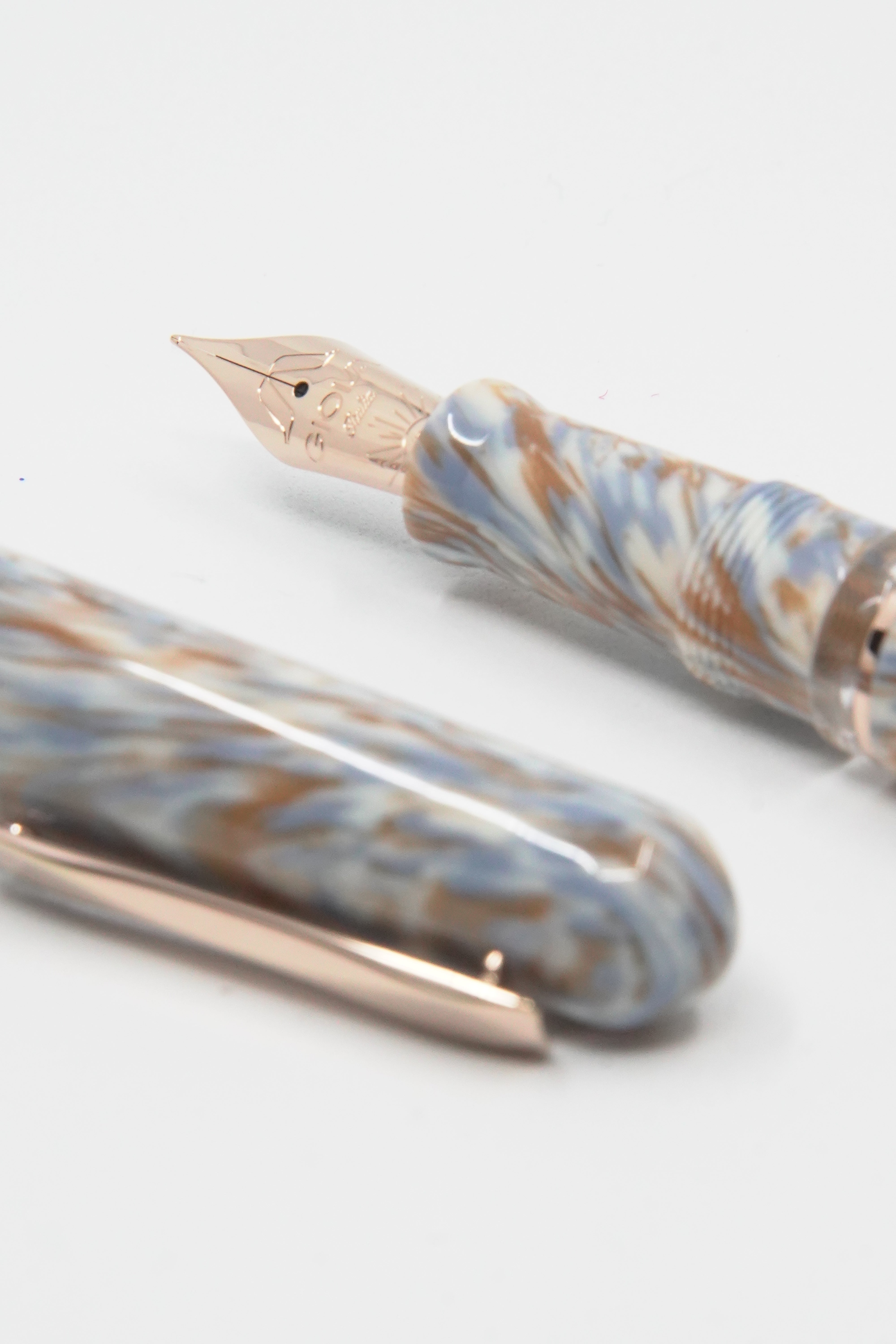 Gioia | Metis | Fountain Pen | Cappuccino | Rose Gold Trims Gioia