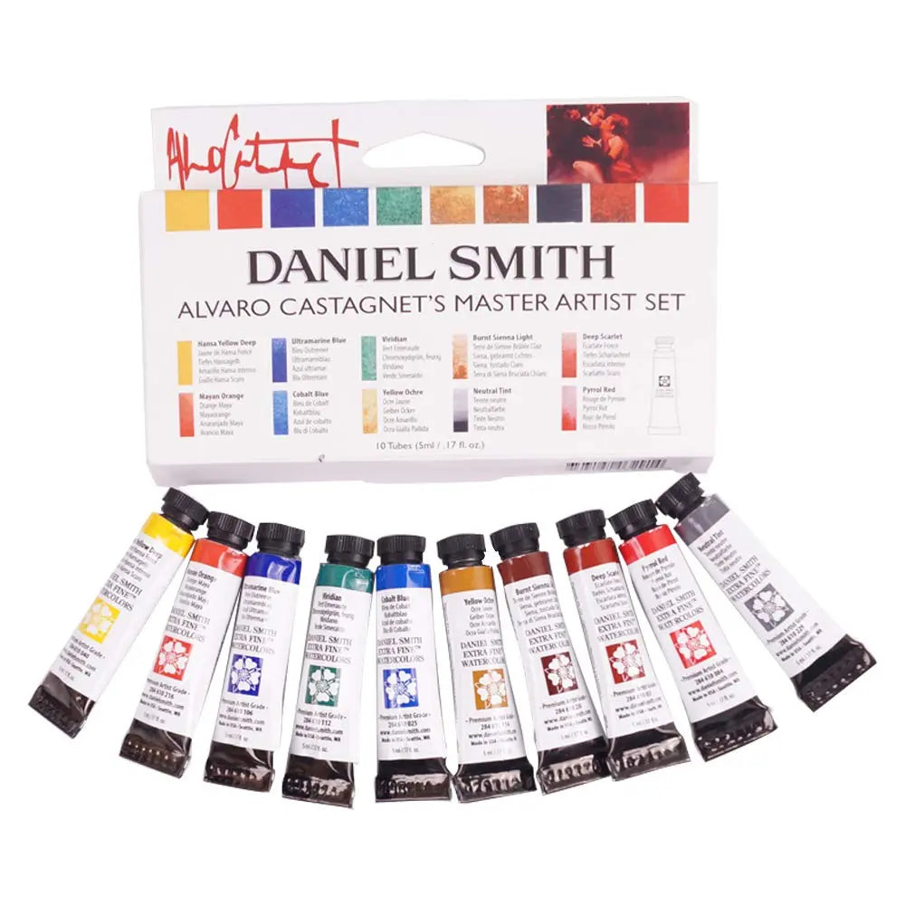 Daniel Smith Alvaro Castagnet Master Artist Watercolor Set (10 Pack), 5ml Daniel Smith
