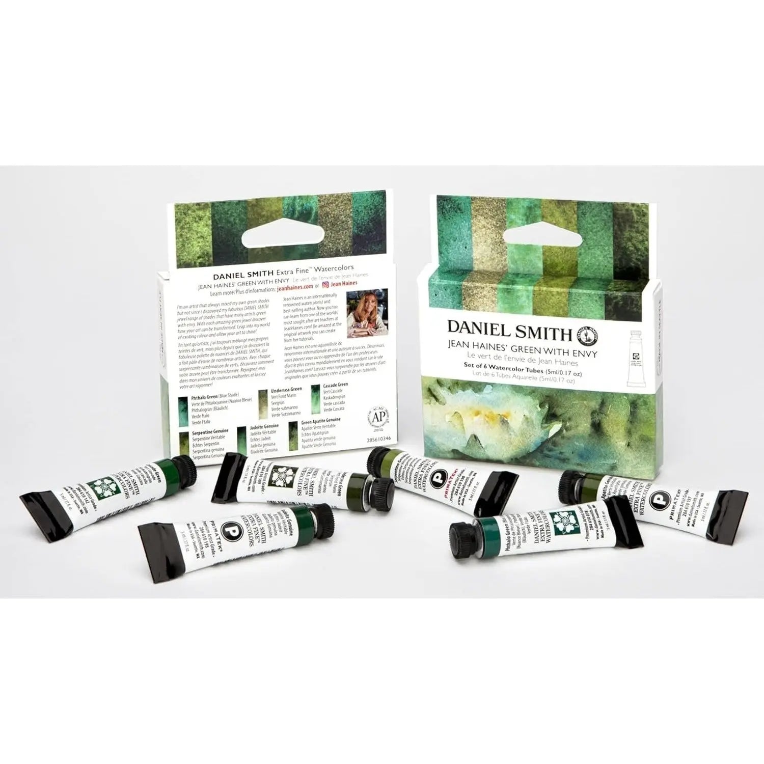 Daniel Smith Jean Haines’ Green with Envy Set of 6 Watercolor Tubes Daniel Smith