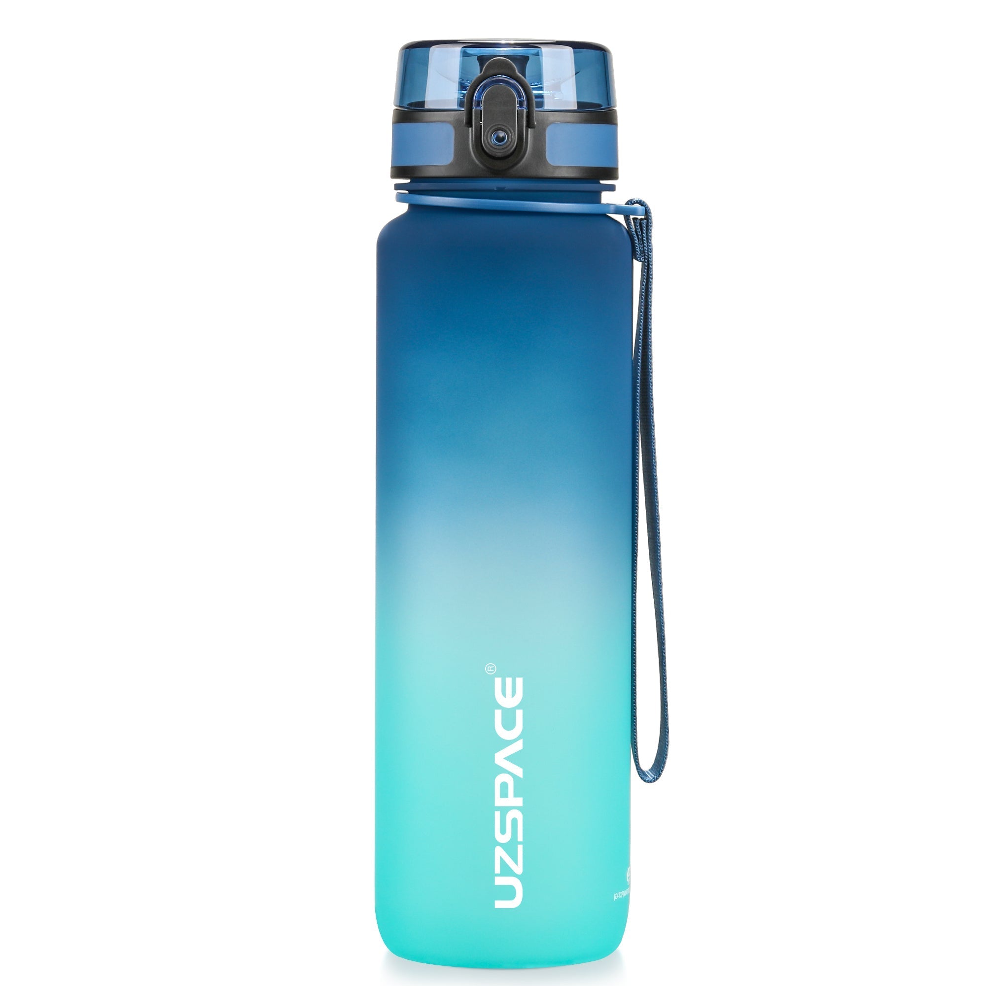 Uzspace Gradient Tritan Water Bottle BPA Free Leakproof Gym Bottle Uzspace