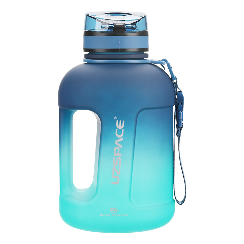 Uzspace Gradient Tritan Water Bottle BPA Free Leakproof Gym Bottle Uzspace