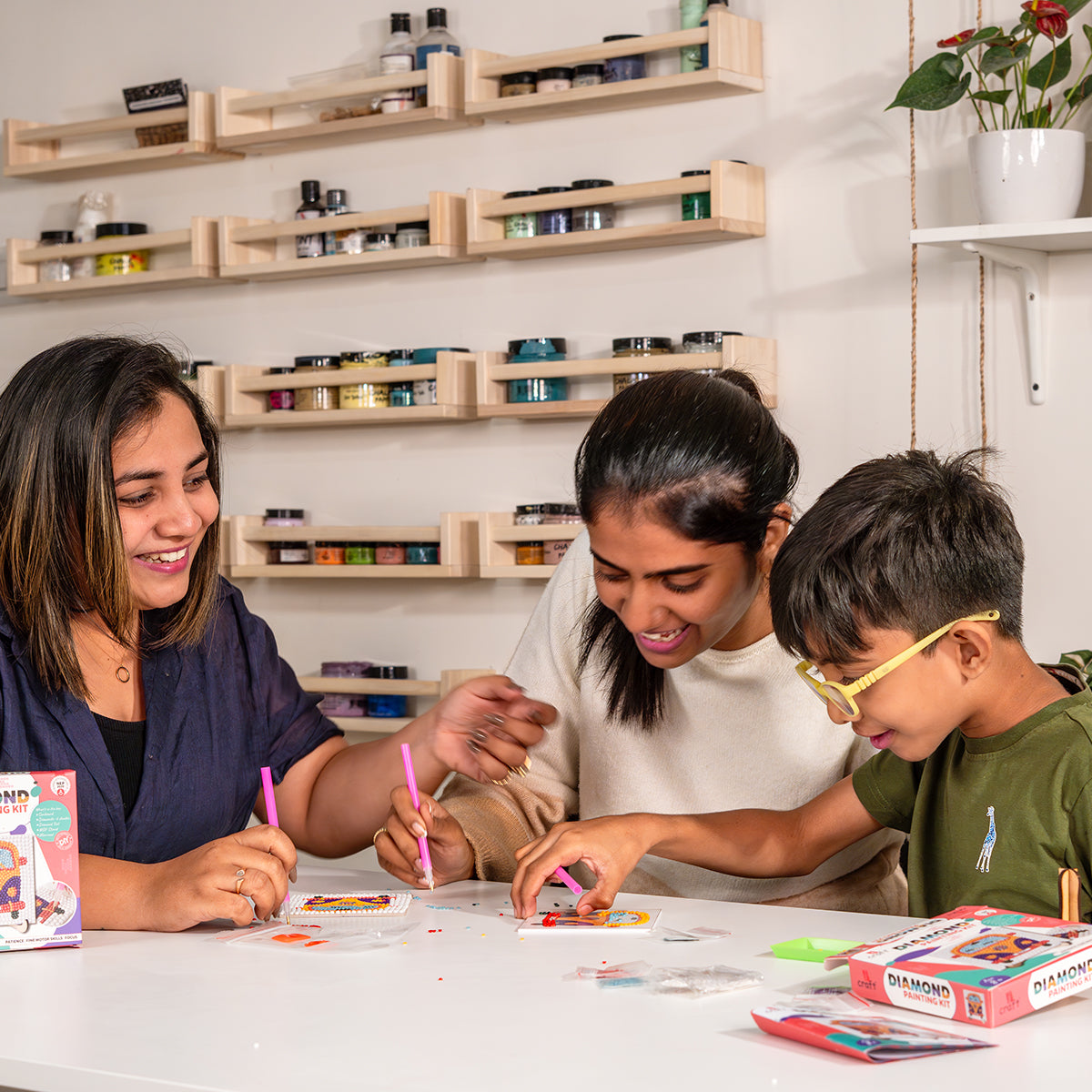 iCraft Kids Diamond Painting Kit - Creative Craft with Gems iCraft