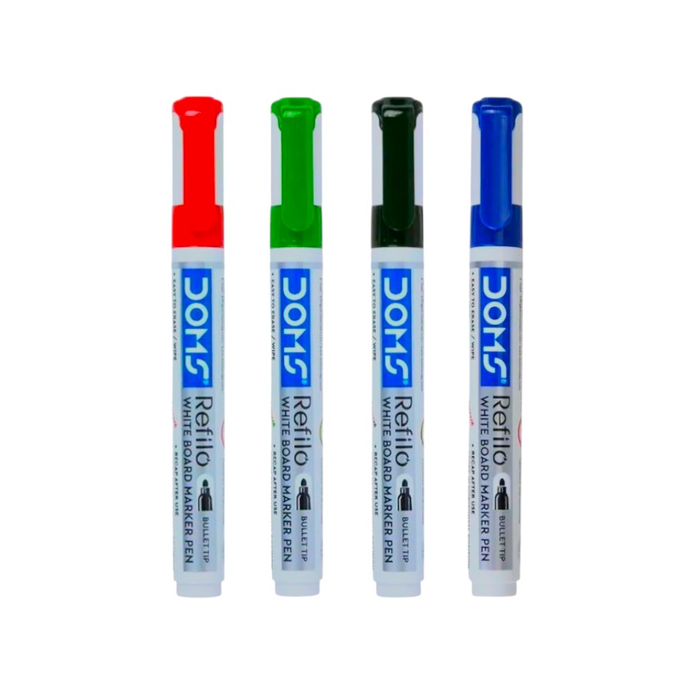 Doms Refilo White Board Marker Pen - Refillable (Loose)