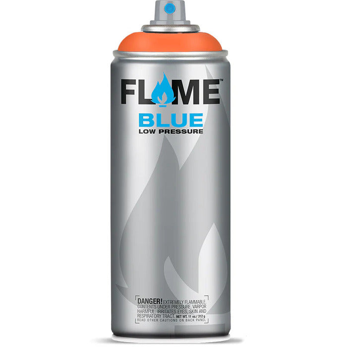 Flame Blue Spray Paint 400ml - Warm Tones - Front View Of Apricot