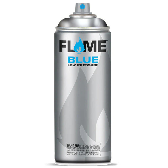 Flame Blue Spray Paint 400ml - Cool & Neutral Tones - Front View Of Ultra Chrome