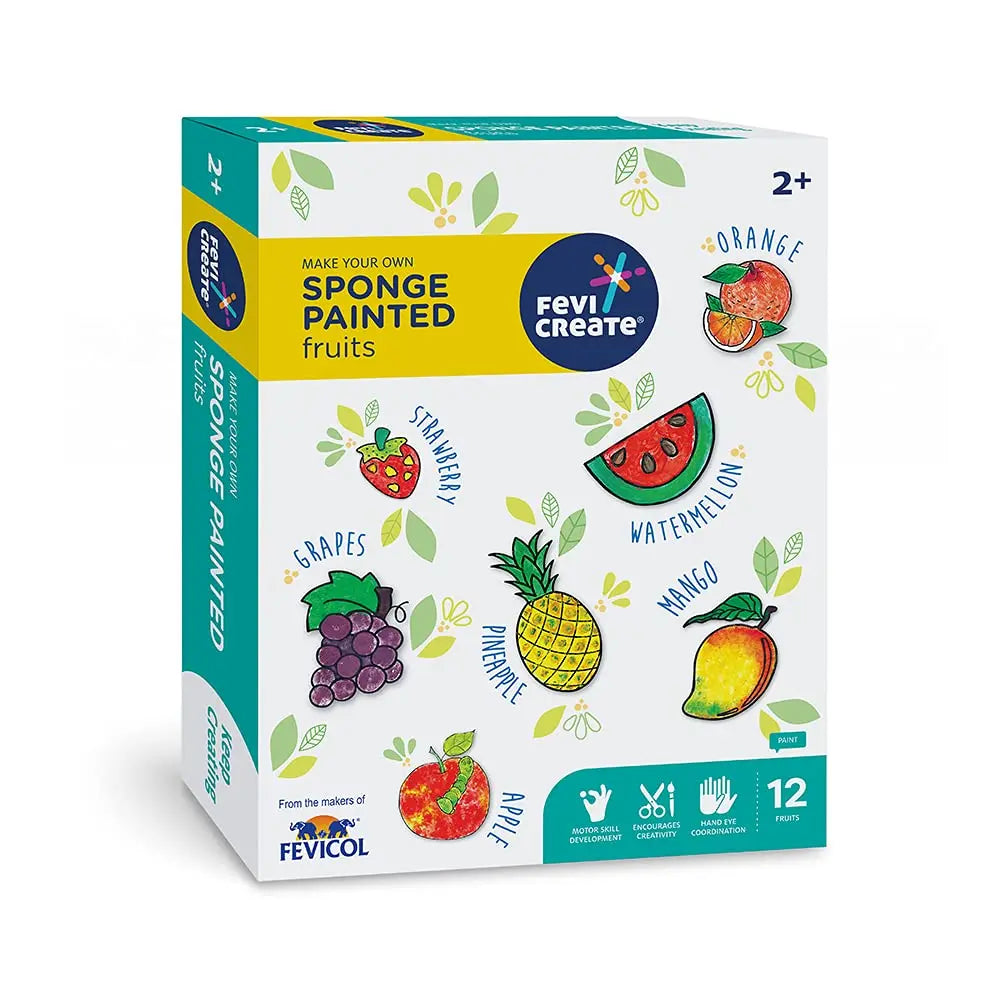 Fevicol Fevi Create Sponge Painted Fruits Pidilite