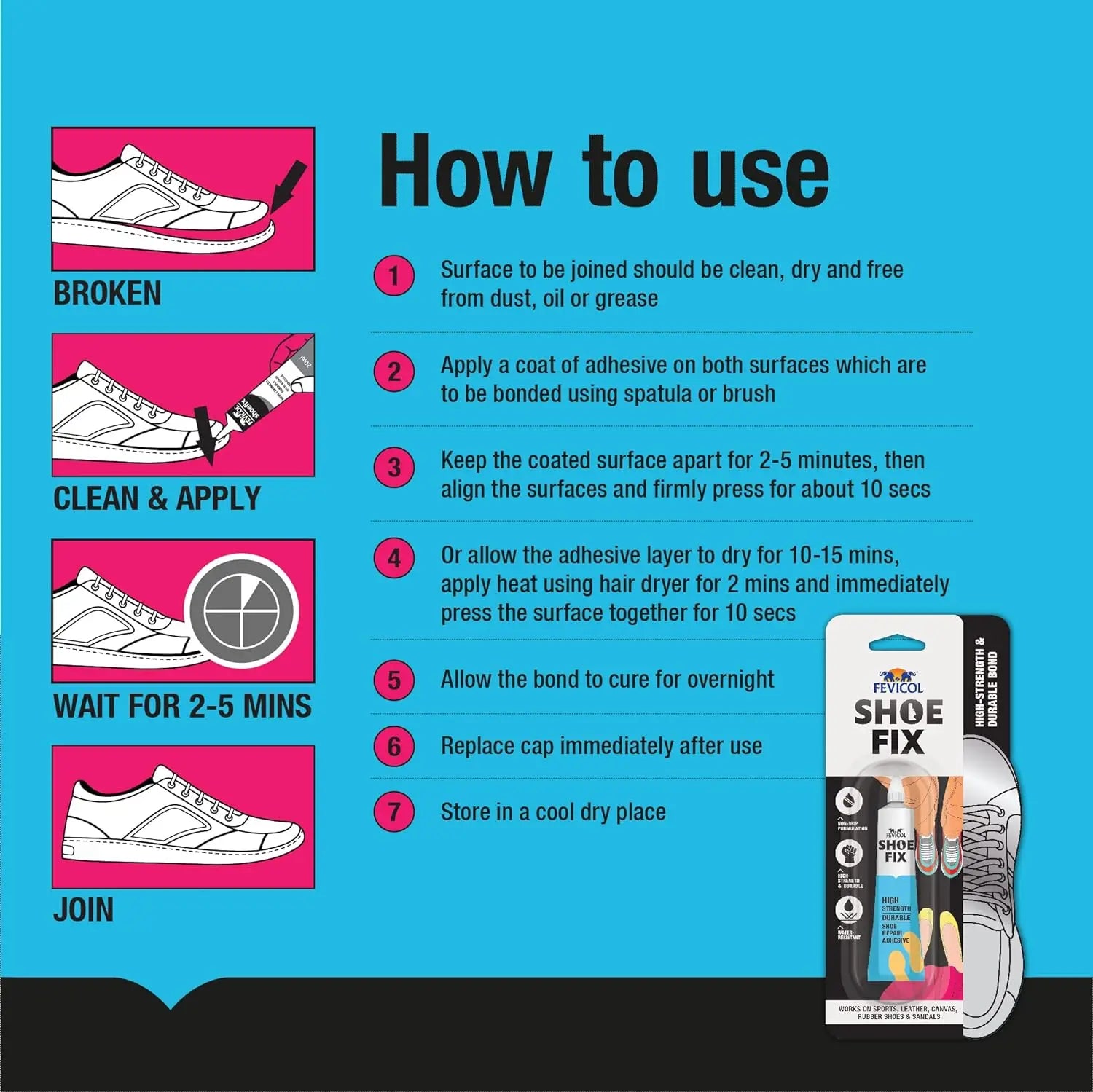 Fevicol Shoefix High Strength Durable Pidilite