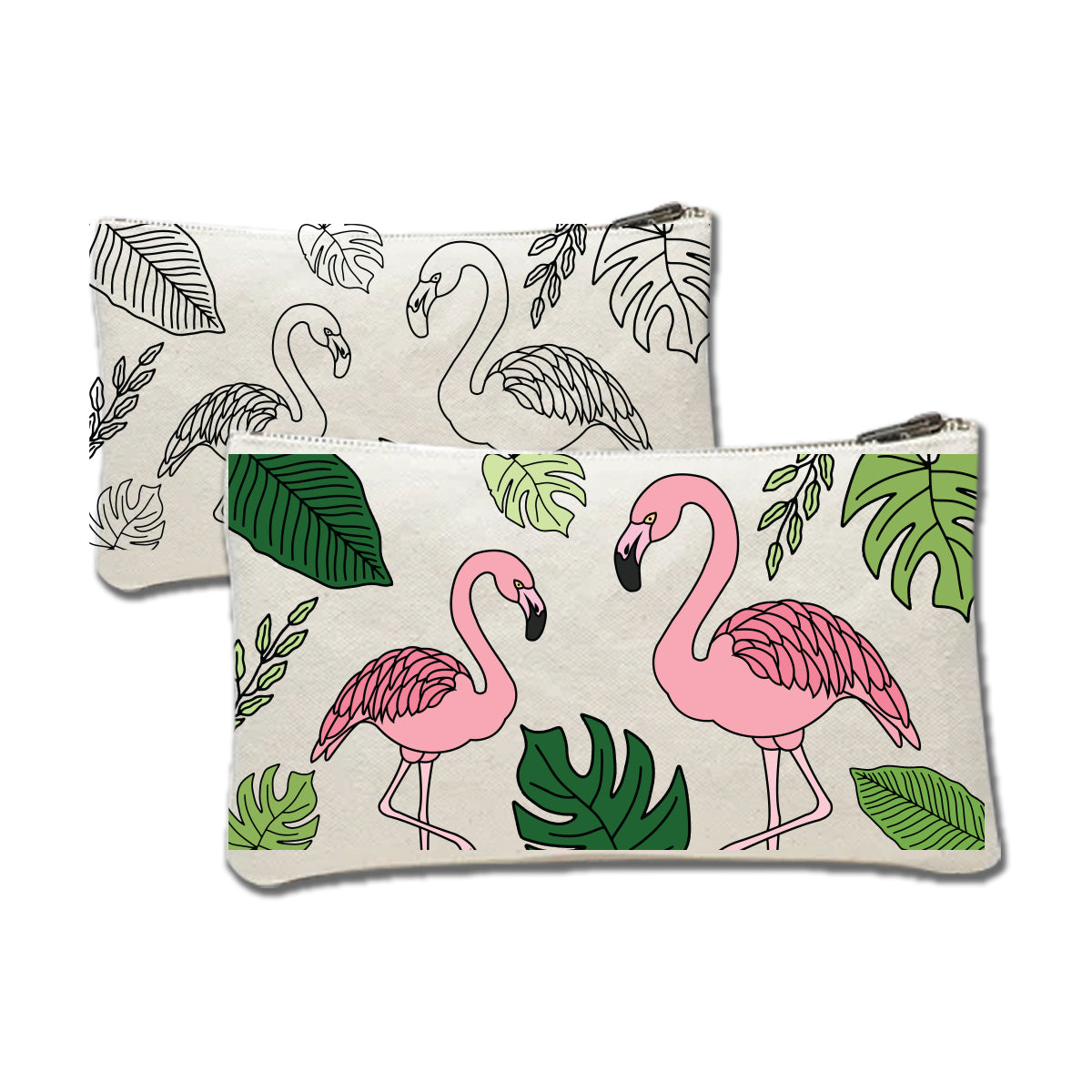 iCraft DIY Canvas Pouch Painting Kit for Kids - Flamingo Design iCraft