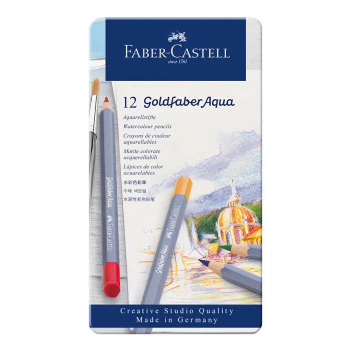 Faber Castell Goldfaber Aqua Watercolour Pencils (Choose Size) Faber Castell