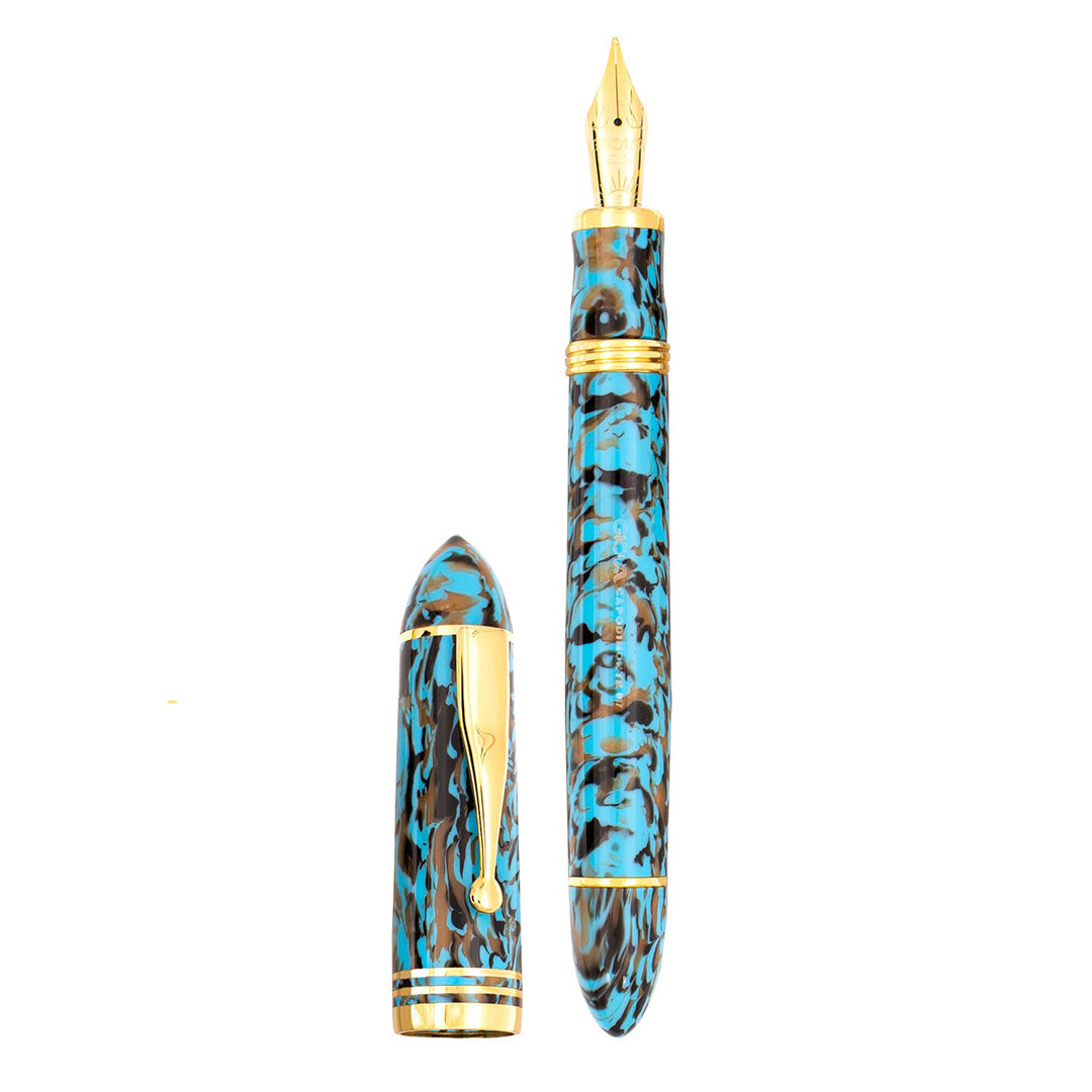 Gioia | Fountain Pen | Capodimonte Kawari | Gold Trims Gioia