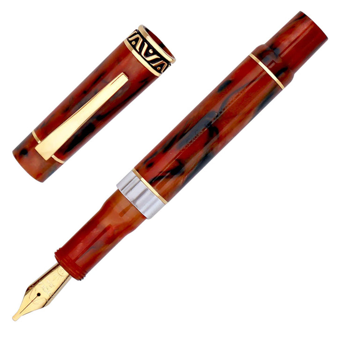Gioia | Fountain Pen | Terra Di Napoli | Gold Trims Gioia