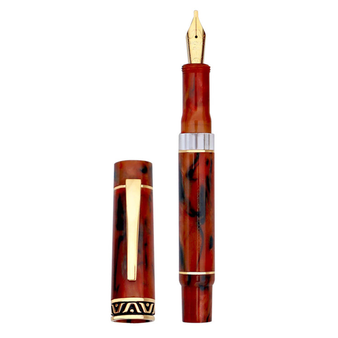 Gioia | Fountain Pen | Terra Di Napoli | Gold Trims Gioia