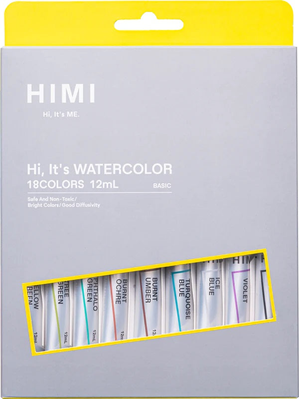 Himi Watercolour Paints sets (Tube - 12 ml) Himi
